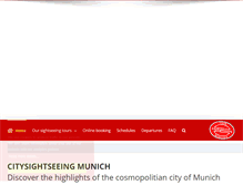 Tablet Screenshot of citysightseeing-munich.com